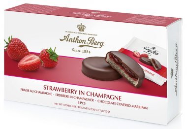 Anthon Berg Erdbeere in Champagner 220g