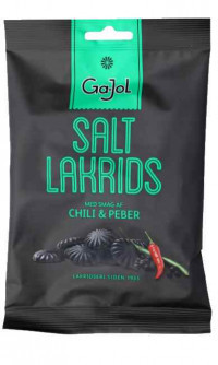 Ga-Jol Salt Lakrids Chili & Peber 140g